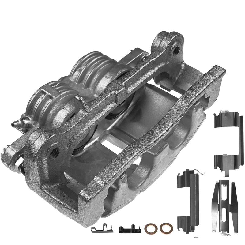 Front Driver Brake Caliper with Bracket for Chevy Trailblazer EXT GMC Envoy XL