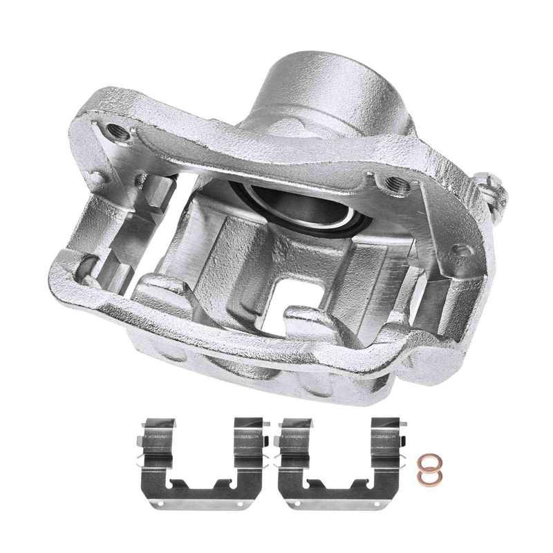 Front Driver Disc Brake Caliper with Bracket for Hyundai Sonata 06-10 Kia Amanti