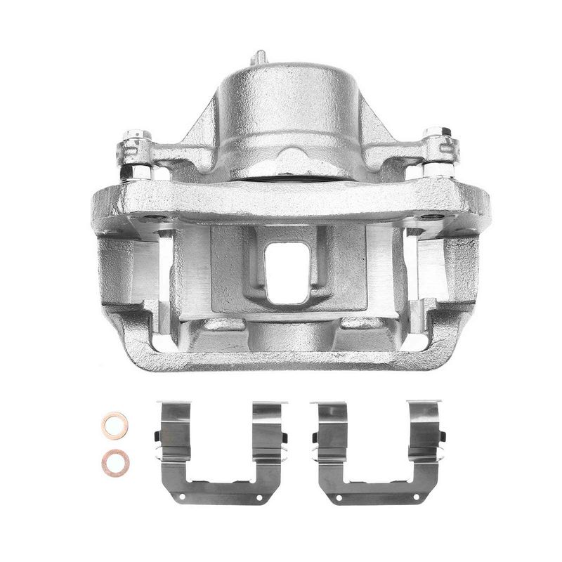 Front Driver Disc Brake Caliper with Bracket for Hyundai Sonata 06-10 Kia Amanti