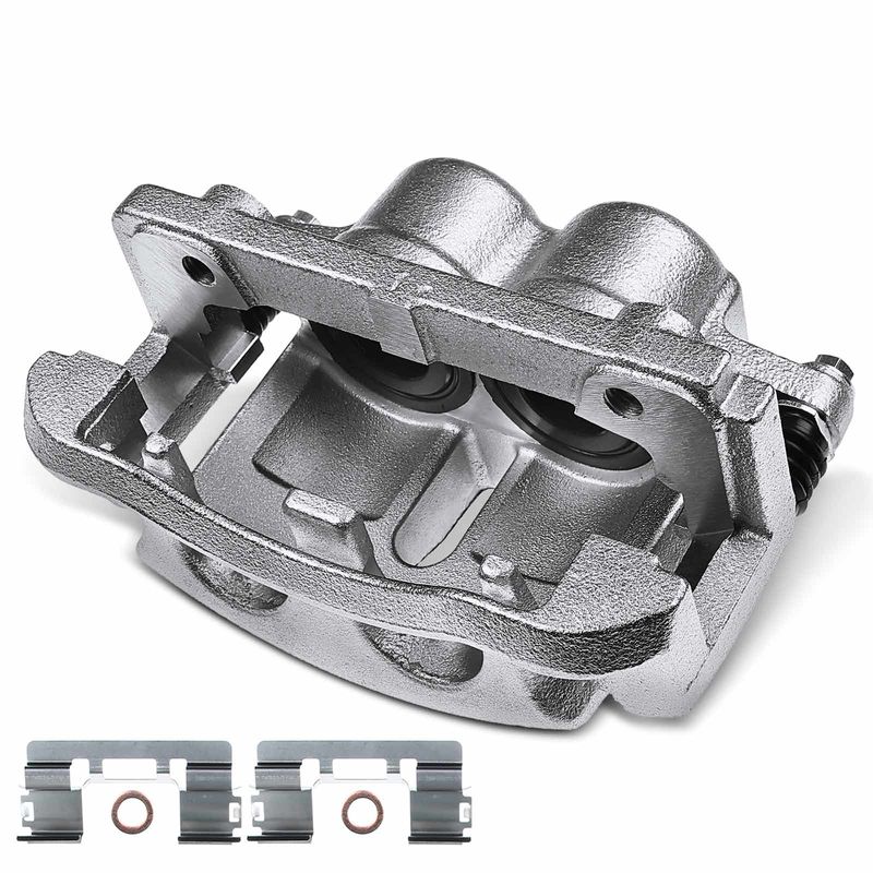 Front Driver Brake Caliper with Bracket for Ford F-150 Heritage 2004 New Model