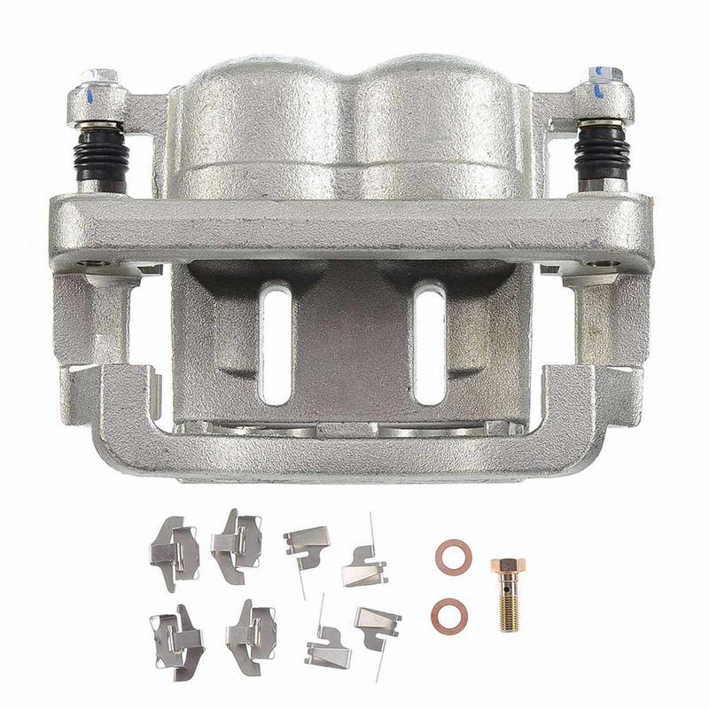 Front Driver Brake Caliper with Bracket for Ford F-250 F-350 Super Duty 05-12