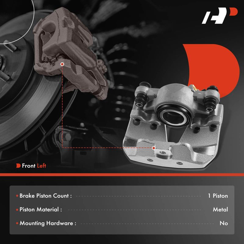 Front Driver Brake Caliper for Audi S5 2013-2017 Option Code(s) 1LJ