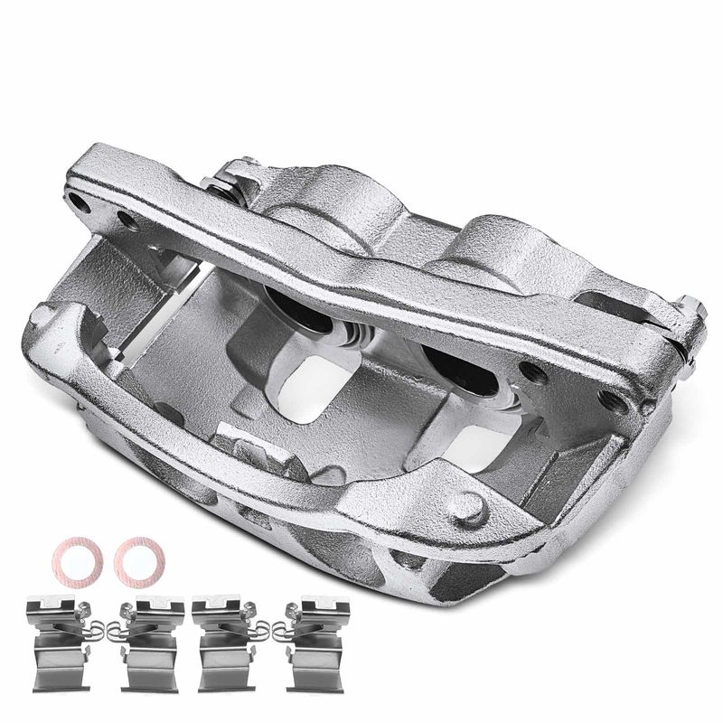 Front Driver Brake Caliper with Bracket for Ford F-450 F-550 Super Duty 17-20