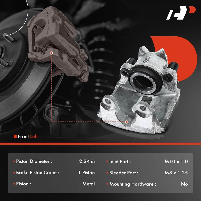 Front Driver Brake Caliper for BMW E46 330i 330Ci 330xi E83 X3 Z4