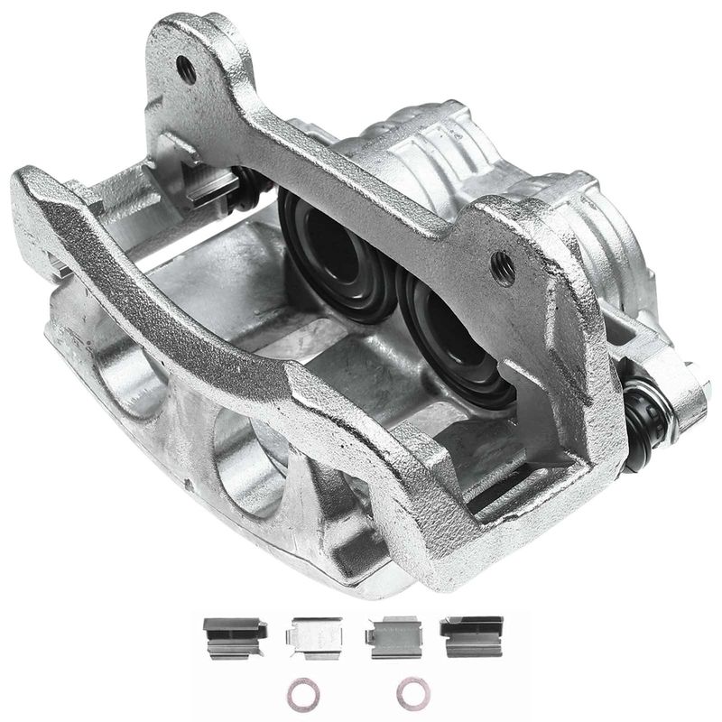 Front Driver Brake Caliper with Bracket for Ford Mustang 2011-2014 5.0L 3.7L
