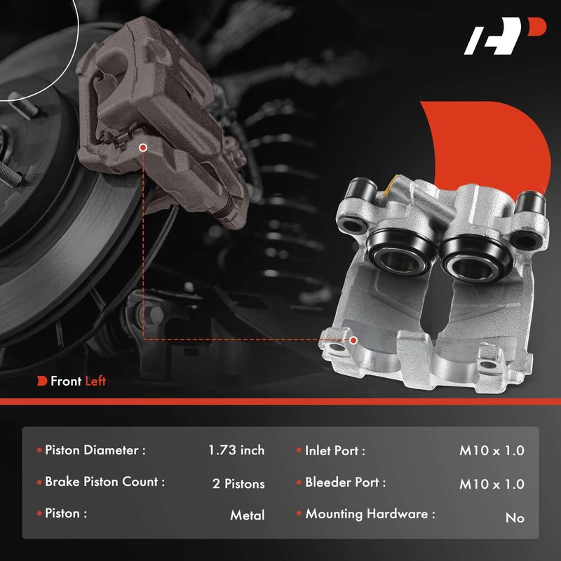 Front Passenger Brake Caliper for Mercedes-Benz E350 ML320 W211 S211 X164 W164