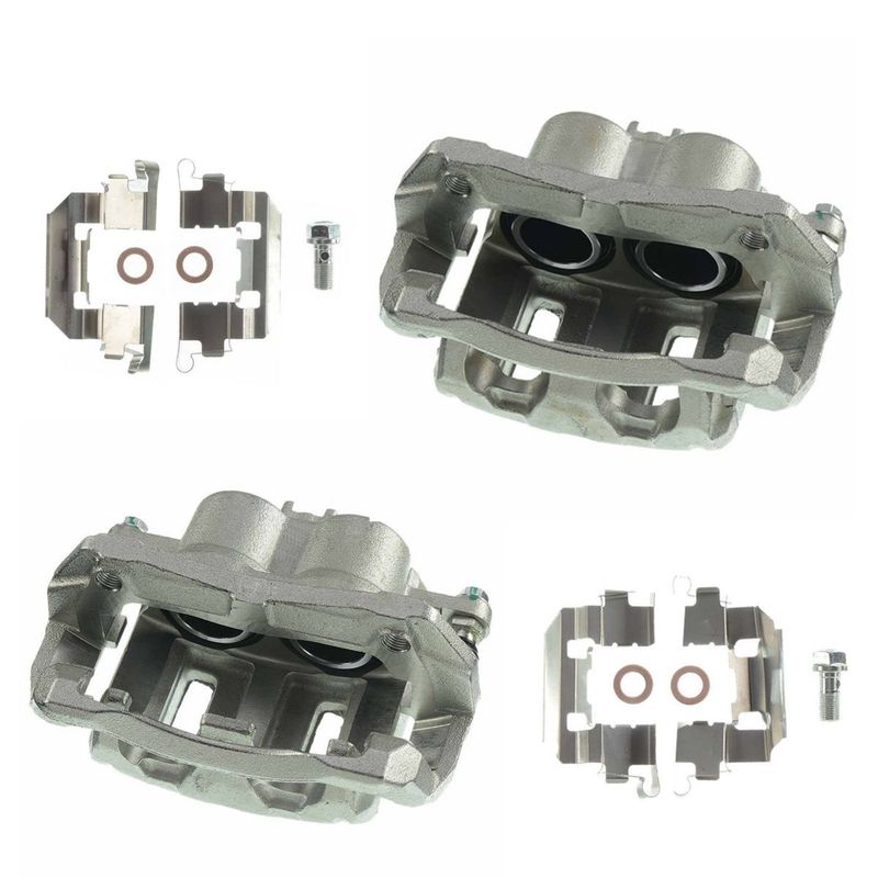 2x Front Brake Caliper with Bracket for Acura RDX Honda CR-V Odyssey