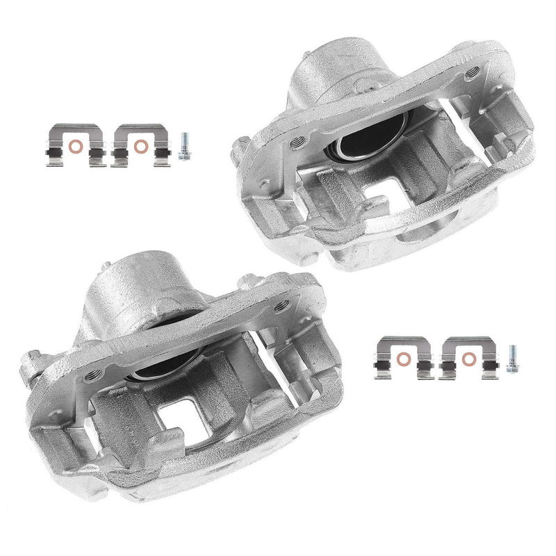 2x Front Brake Caliper with Bracket for Kia Optima 2006-2010 Hyundai Sonata