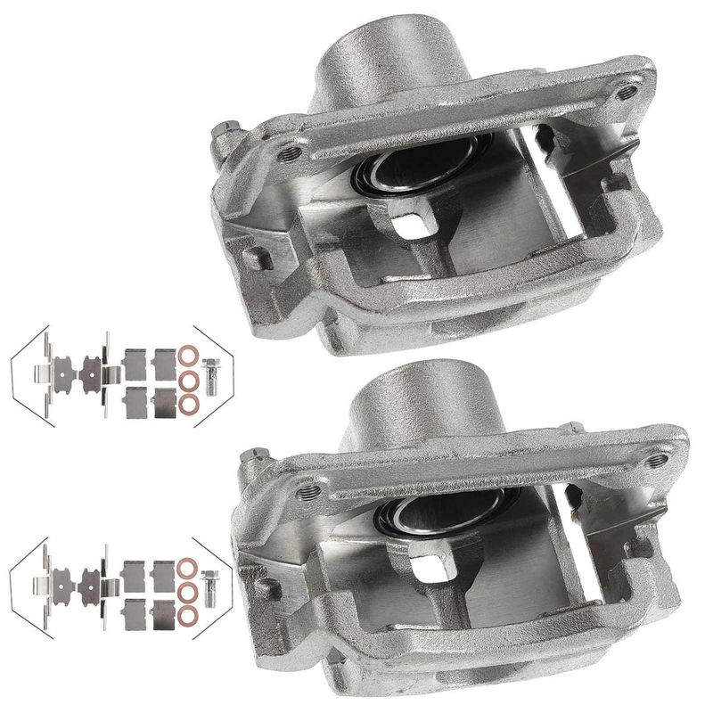 2x Front Brake Caliper with Bracket for Ford Fusion Lincoln MKZ Milan Mazda 6