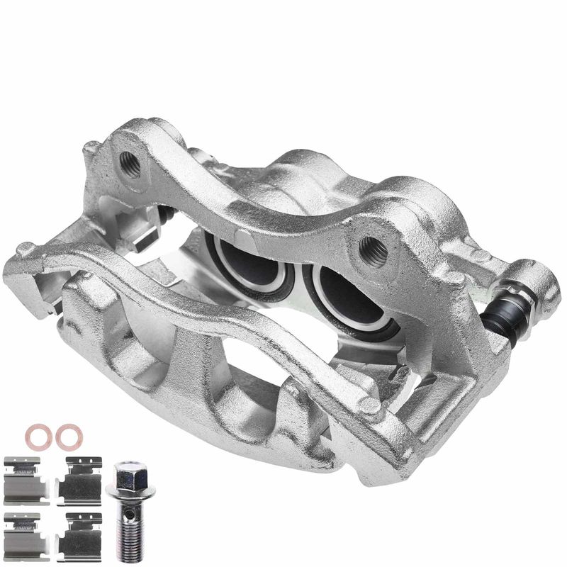 Front Driver Brake Caliper with Bracket for Ford Transit-150 250 350 350HD 15-19