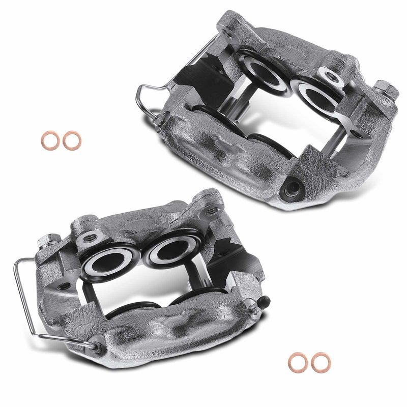2x Front Brake Caliper for Ford Custom 500 Lincoln Mercury 1965-1967