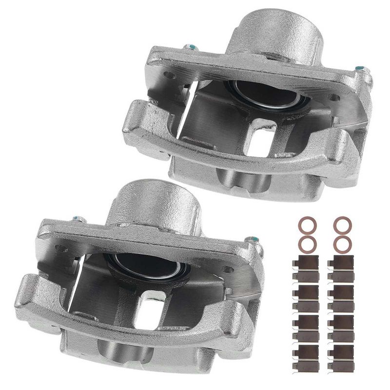 2x Front Brake Caliper with Bracket for Honda Odyssey 1999-2004 Acura MDX