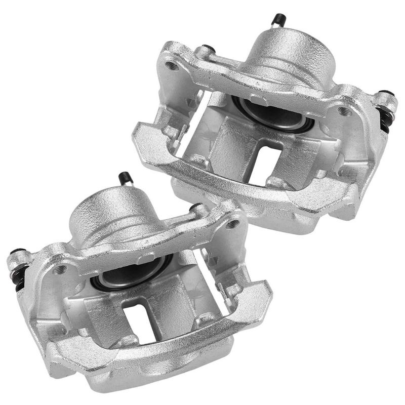 2x Front Brake Caliper with Bracket for Toyota Corolla Matrix Pontiac Vibe 03-08