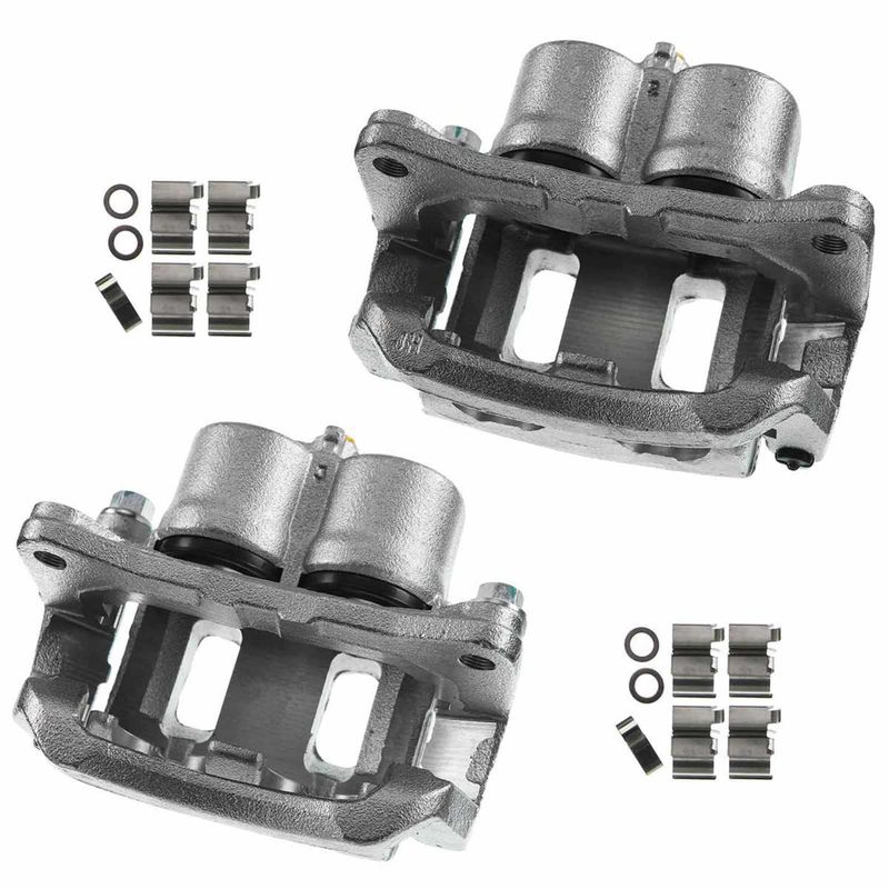 2x Front Brake Caliper with Bracket for Ford Edge Lincoln MKX 2007-2010