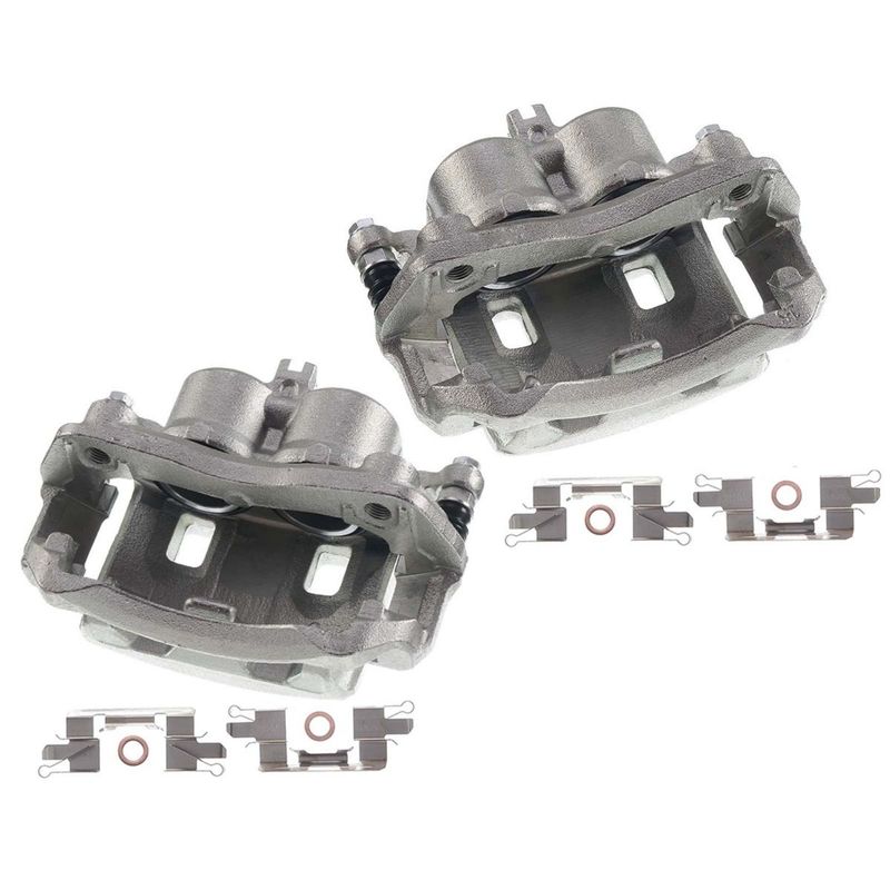 2x Front Brake Caliper with Bracket for Nissan Frontier 2005-2016 Suzuki Equator