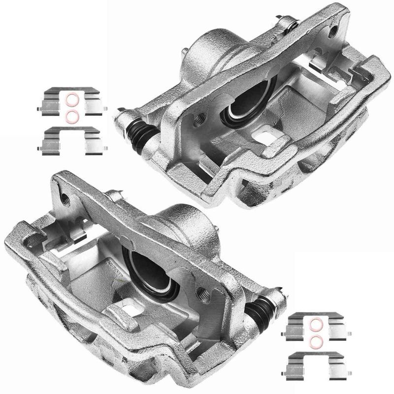 2x Front Brake Caliper with Bracket for Honda Civic 2001-2005 Acura EL