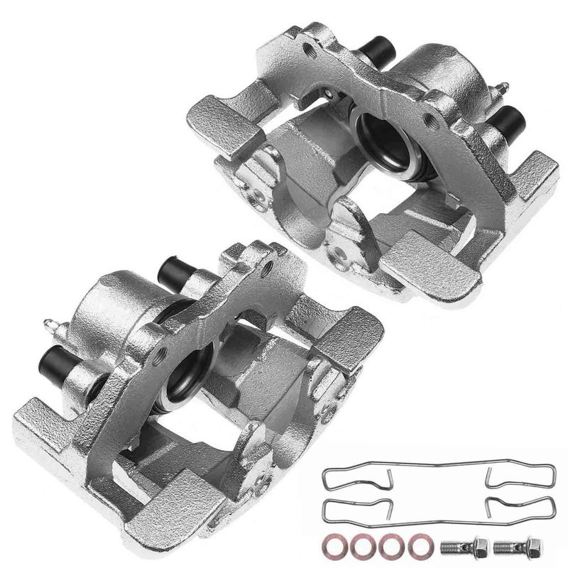 2x Front Brake Caliper with Bracket for Mazda 3 2008-2009 2011-2013 3 Sport 5