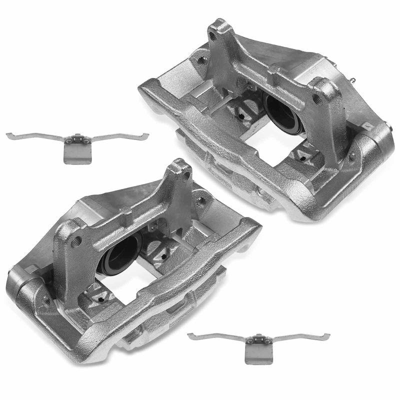 2x Front Brake Caliper with Bracket for Volkswagen CC Passat CC 2009-2012