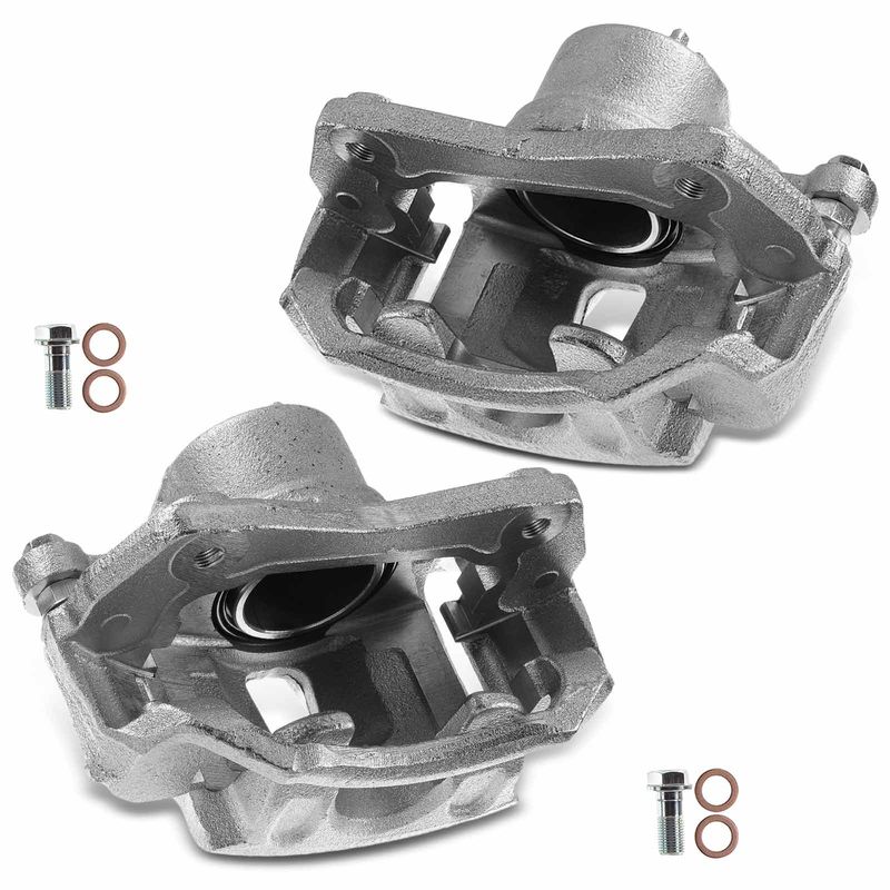 2x Front Brake Caliper with Bracket for Hyundai Tucson Kia Sportage FWD