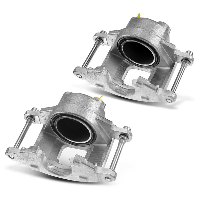 2x Front Brake Caliper for GMC K1500 Suburban Chevy K10 V10 Jeep Cherokee