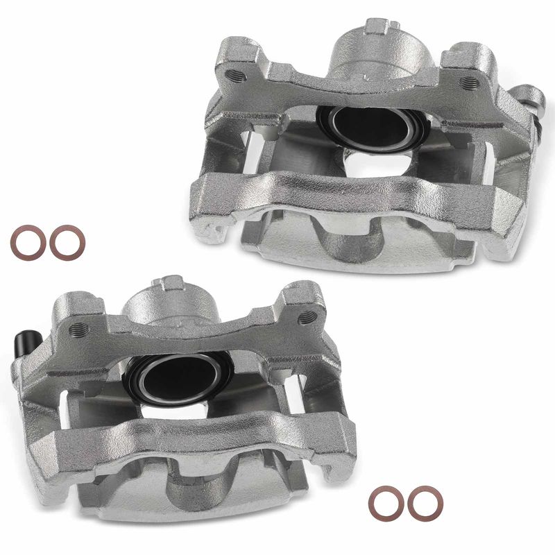 2x Front Brake Caliper with Bracket for Infiniti G35 2007-2008 G37 2008-2013
