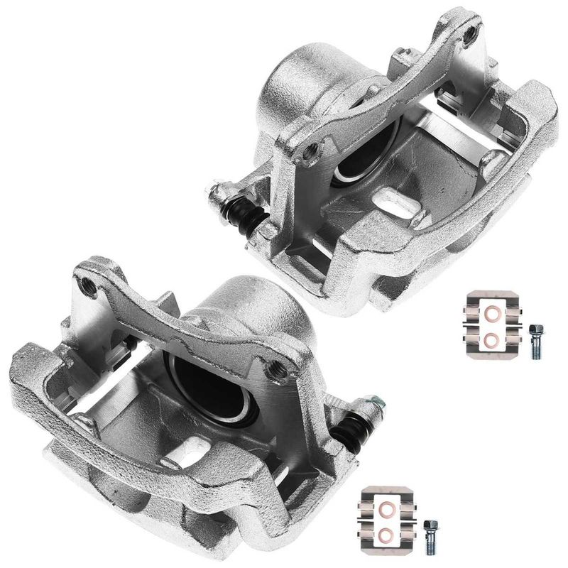 2x Front Brake Caliper with Bracket for Chevrolet Malibu 2005-2012 Pontiac G6