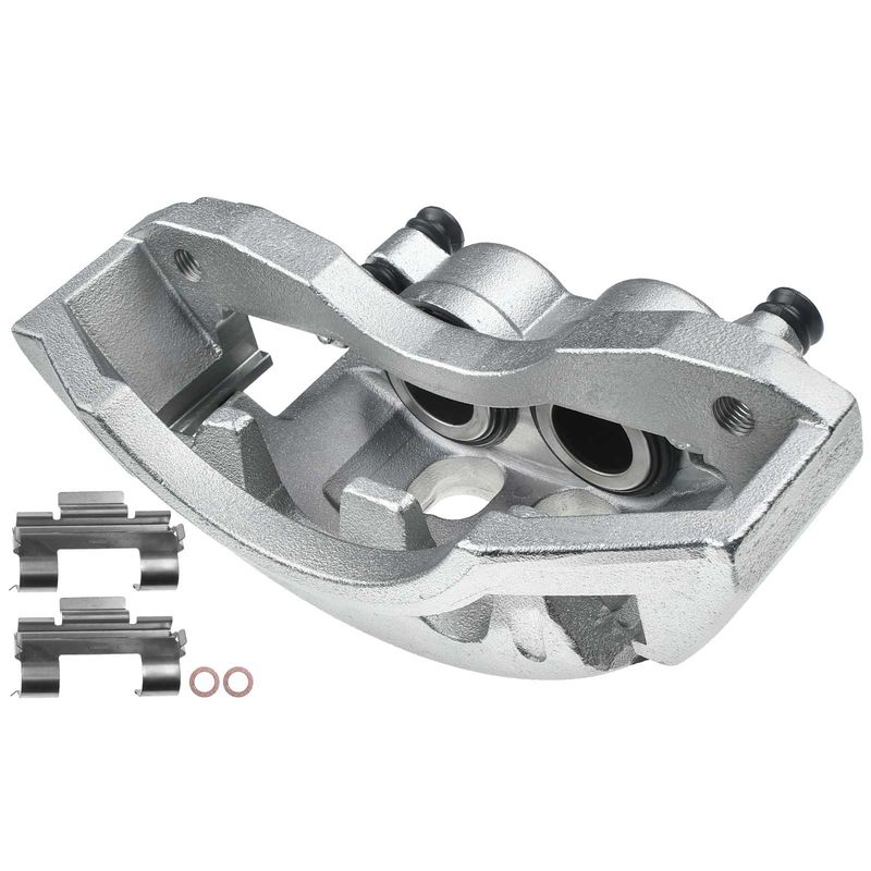 Front Driver/Passenger Brake Caliper with Bracket for GMC C4500 Topkick 03-05