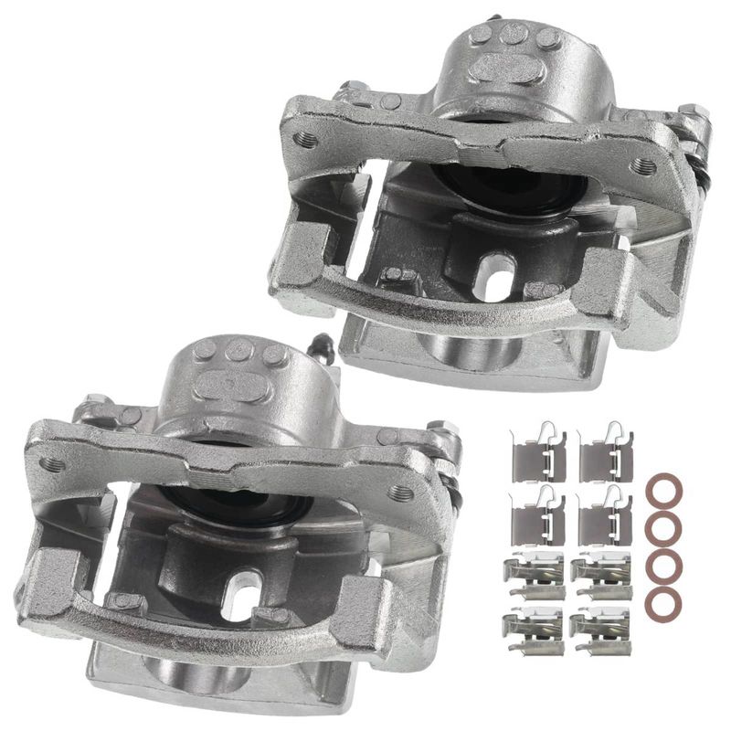 2x Front Brake Caliper with Bracket for Lexus CT200h 2011-2017 Toyota Prius