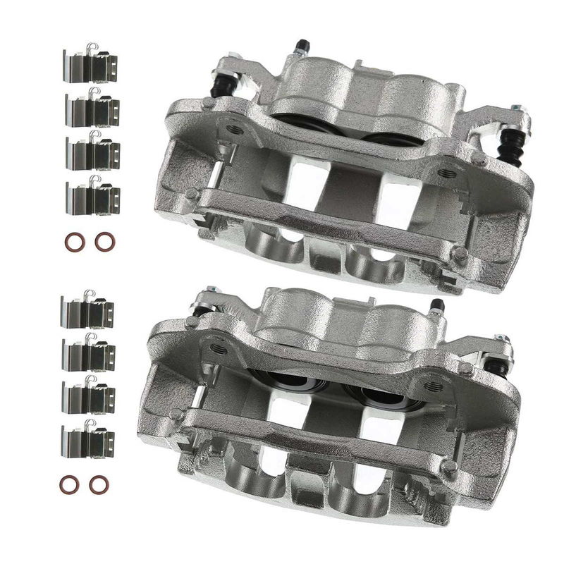 2x Front Brake Caliper with Bracket for Dodge Grand Caravan Ram C/V Town&Country
