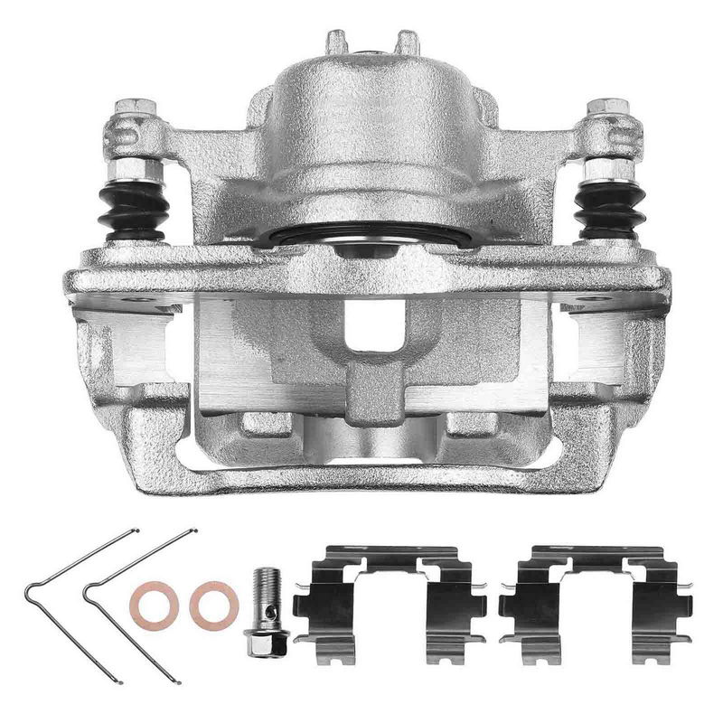 2x Front Brake Caliper with Bracket for Honda Civic 03-11 Acura RSX 2002-2006