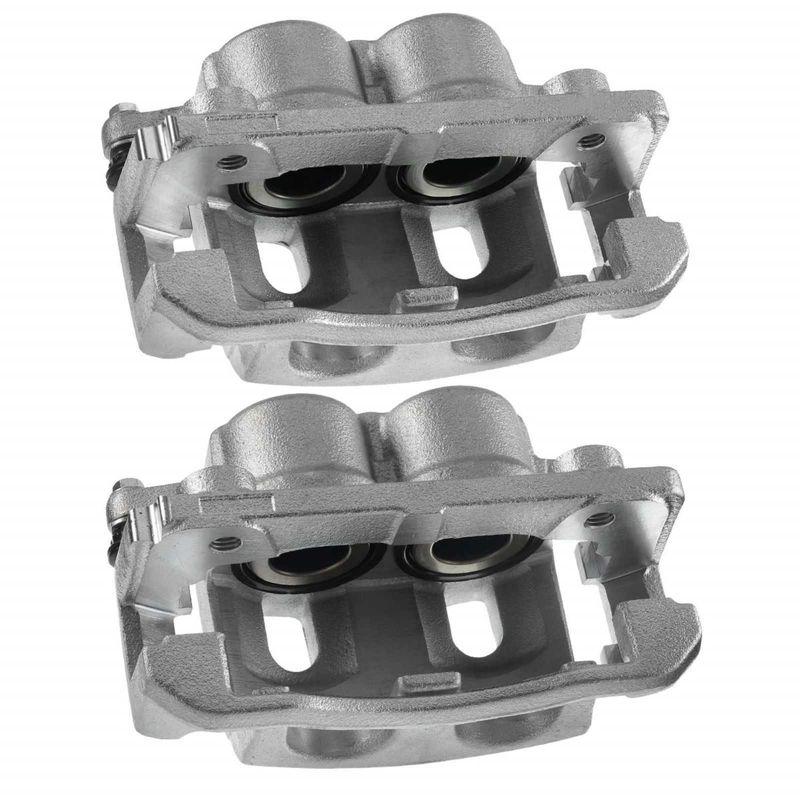 2x Front Brake Caliper with Bracket for Nissan Titan 2004-2007 Armada Infiniti