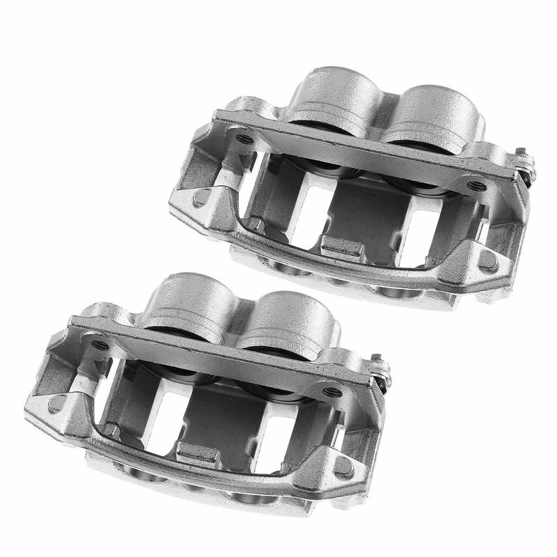 2x Front Brake Caliper with Bracket for Ford F-150 1999-2003 F-150 Heritage
