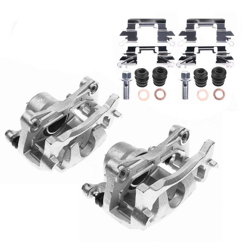 2x Front Brake Caliper with Bracket for Nissan Altima 2013-2019 Leaf 2014-217