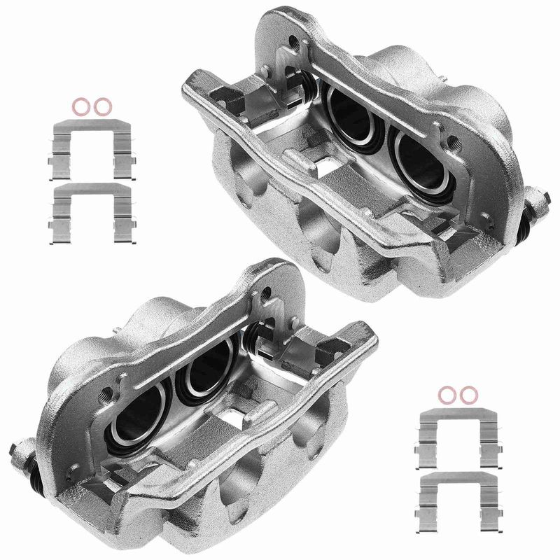 2x Front Brake Caliper with Bracket for Kia Sedona 15-21 V6 3.3L