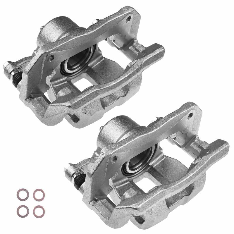 2x Front Brake Caliper with Bracket for Honda Accord 16-17 Civic 17-20 ILX