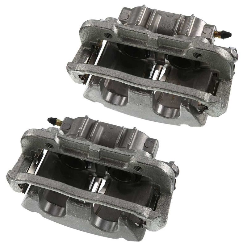 2x Front Brake Caliper with Bracket for Chevrolet Corvette 1997-2004 5.7L