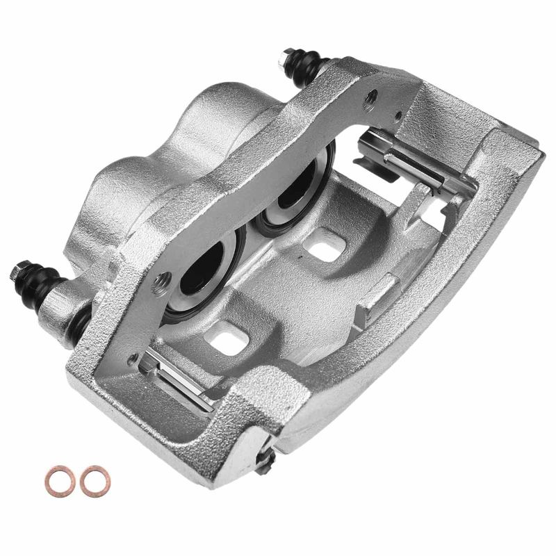 Rear Driver Brake Caliper with Bracket for Dodge Ram 3500 2001-2002 Pickup