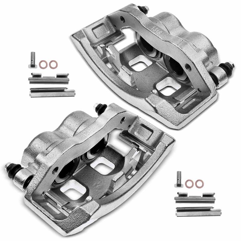 2x Front Brake Caliper with Bracket for Dodge Durango 2005-2006 Ram 1500 Pickup