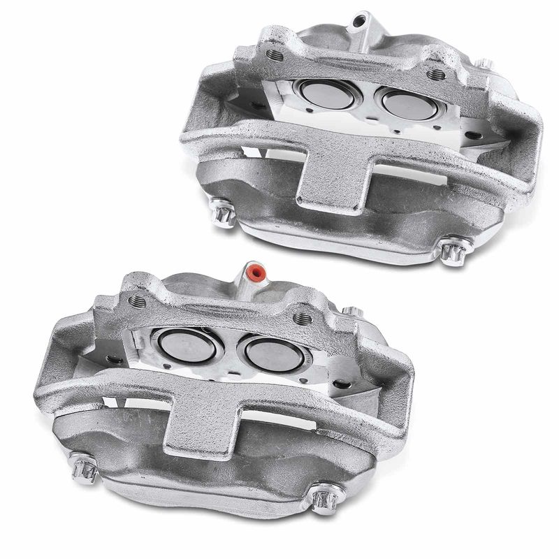 2x Front Brake Caliper with Bracket for Mercedes-Benz C216 W221 S350 S550 CL550
