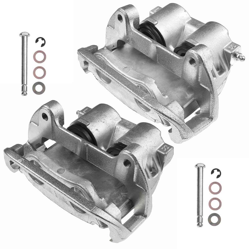 2x Front Brake Caliper with Bracket for Ford Mustang 2003-2004 Mach 1