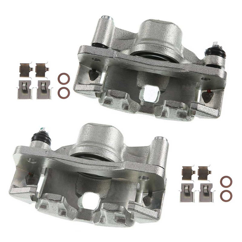 2x Front Brake Caliper with Bracket for Honda Civic 1990-2000 Civic del Sol CRX