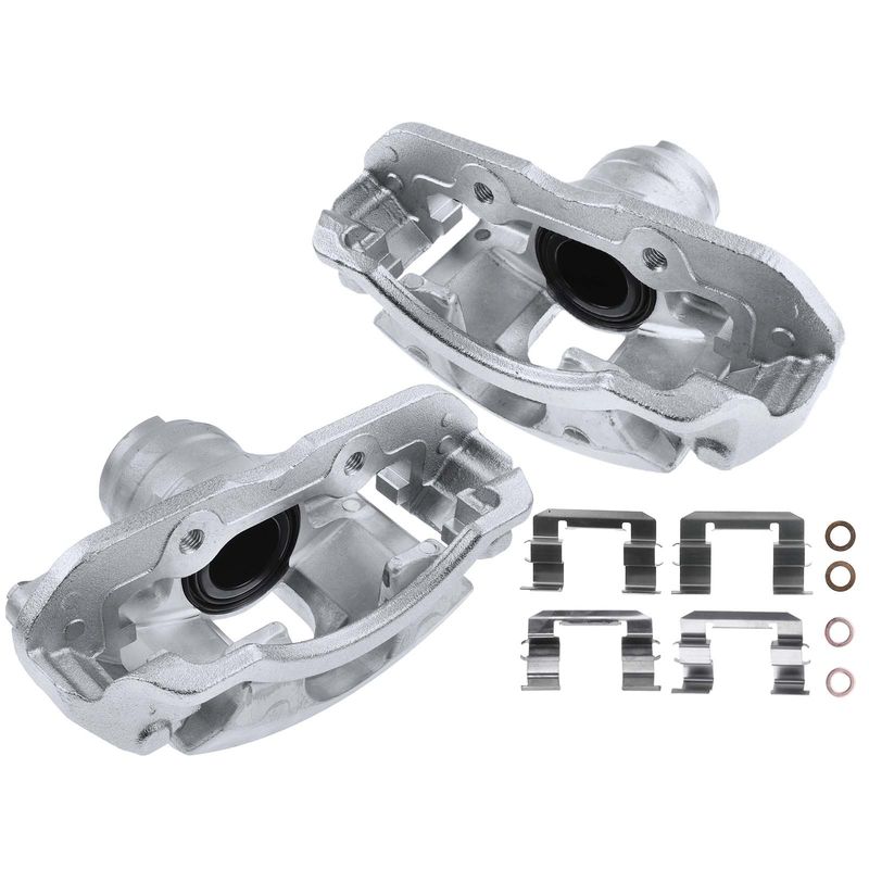 2x Front Brake Caliper with Bracket for Ford Focus 2008-2010 2011