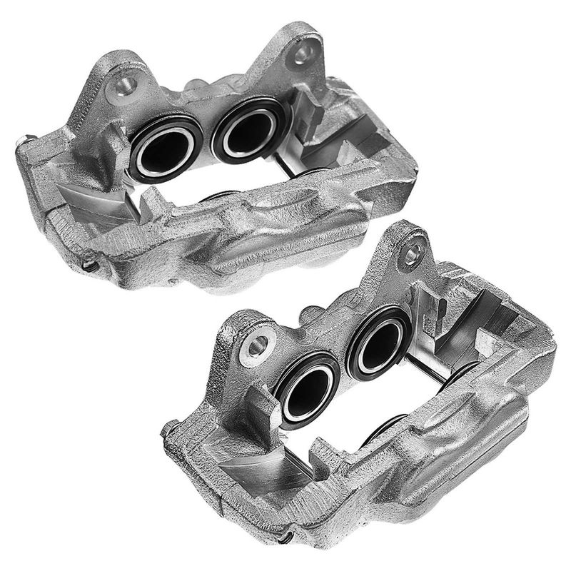 2x Front Brake Caliper for Toyota 4Runner 2003-2009 Lexus GX470 17in. Wheel