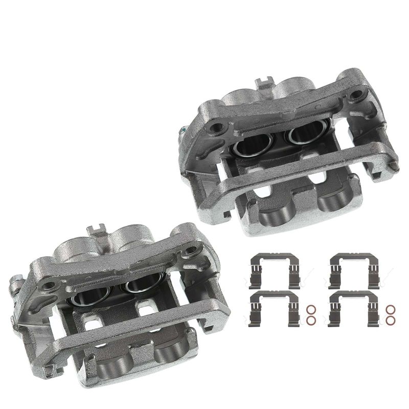 2x Front Brake Caliper with Bracket for Infiniti FX35 2006-2012 FX37 FX45