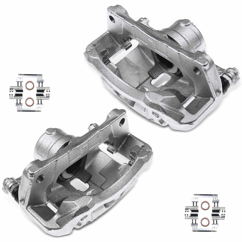 2x Front Brake Caliper with Bracket for Mazda 3 3 Sport 2014-2016 CX-3 16-18 FWD