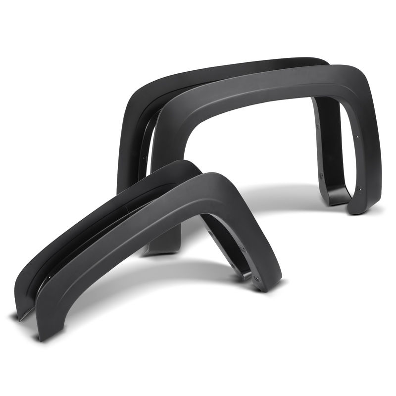 4x Factory Style Fender Flare for Chevy Silverado 1500 07-13 78.7/97.6 In. Bed