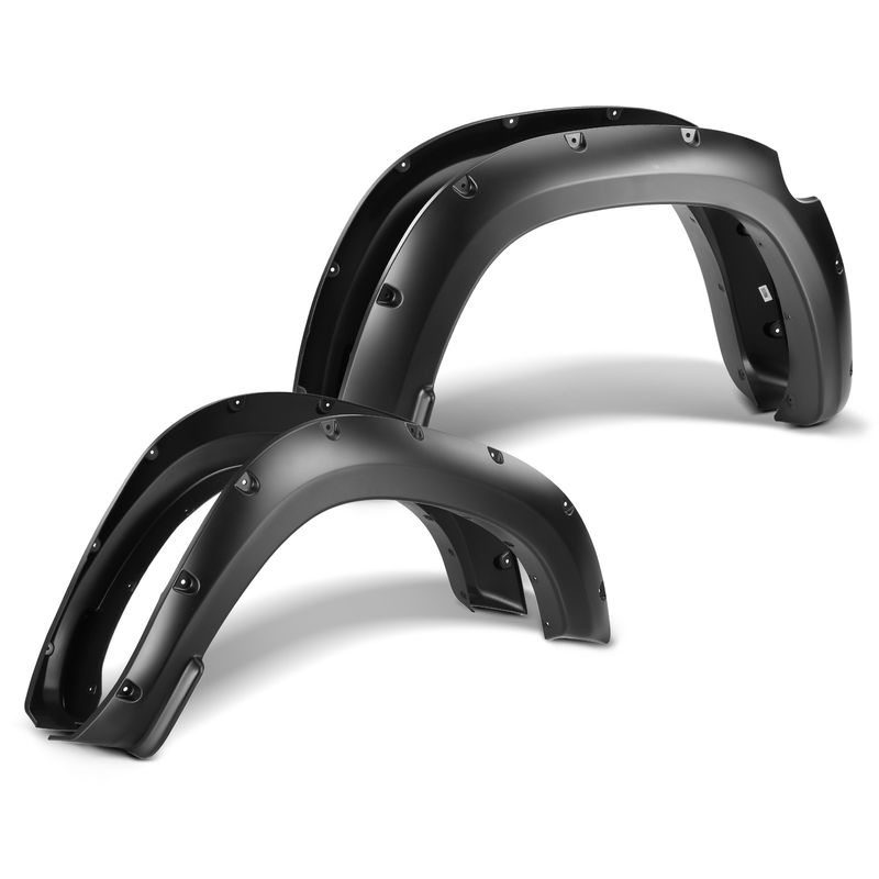 4x Front & Rear Pocket Style Fender Flare for Ram 1500 Dodge Ram 1500 2009-2010