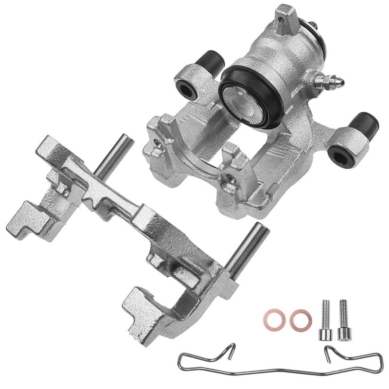 Rear Driver Brake Caliper with Bracket for Ford Edge Escape Fusion Lincoln MKZ