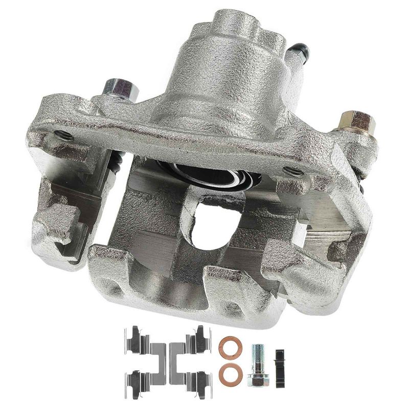 Rear Driver Brake Caliper with Bracket for Toyota Avalon 05-07 Camry Solara