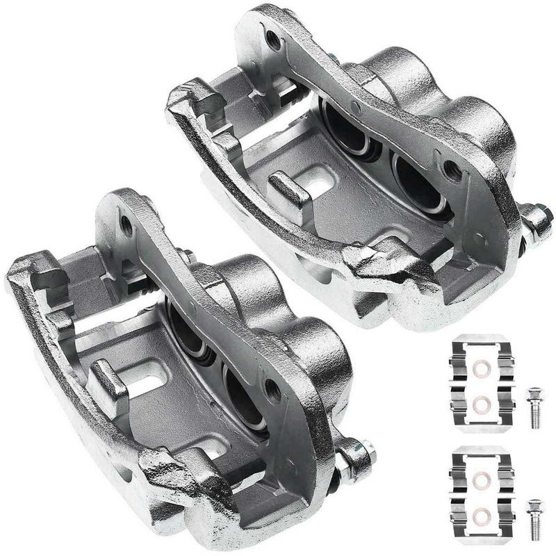 2x Front Brake Caliper with Bracket for Chevrolet Equinox Saturn Vue 2007-2009